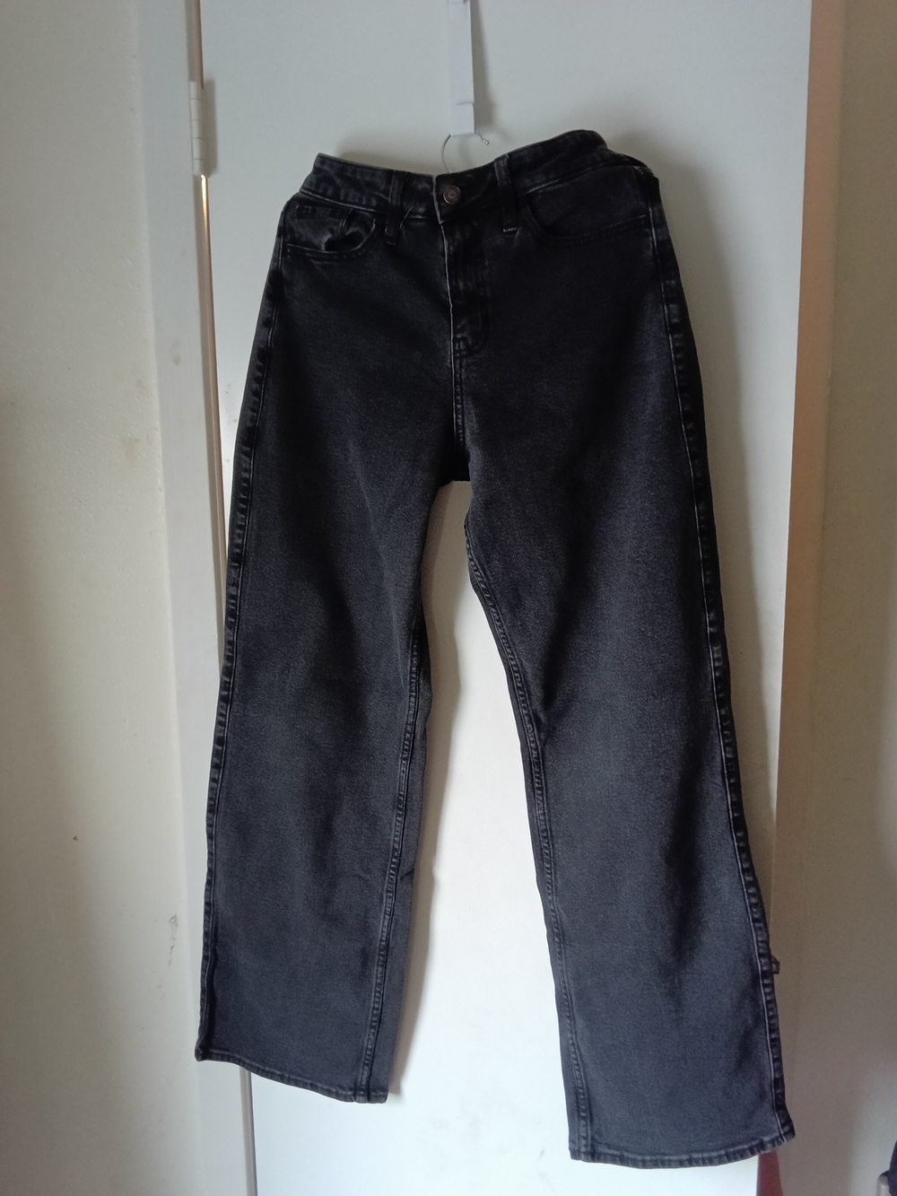 Hollister Black Straight-Leg Jeans